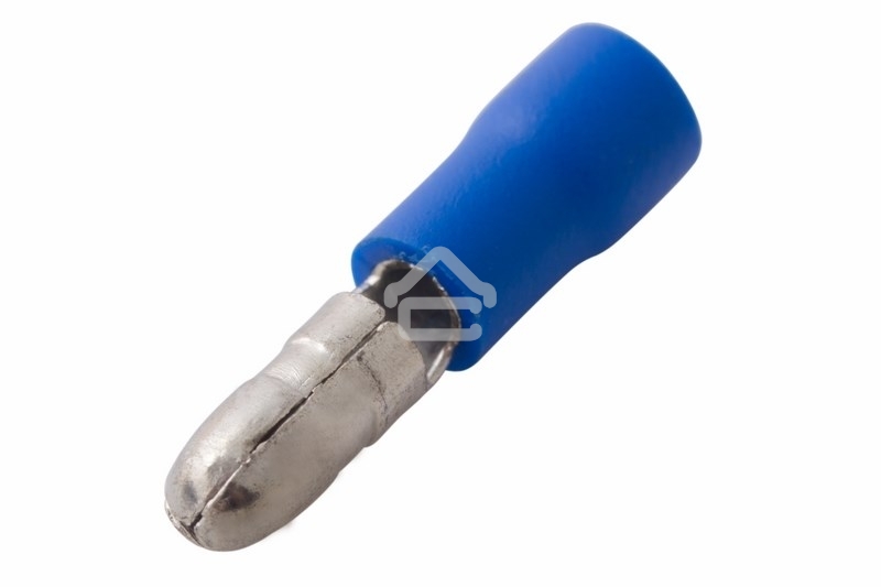 Разъем штекерный изолированный Rexant штекер 4 мм 1.5-2.5 мм² (РШи-п 2.5-4/РШИп 2-5-4) синий