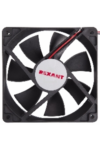 Вентилятор для корпуса Rexant RX 12025MS 24VDC черный, 120 мм, 2200 об/мин, 35 дБ, 2 pin