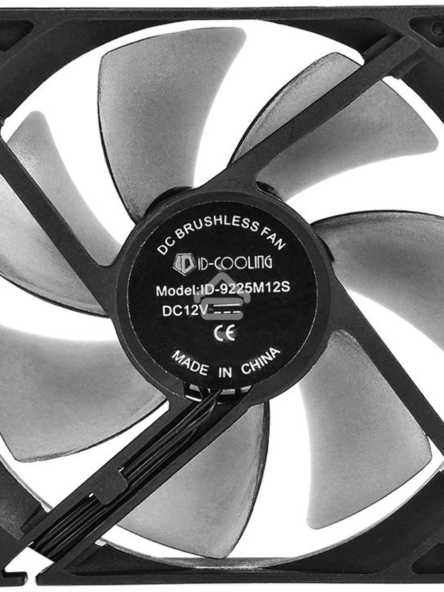 Вентилятор для корпуса ID-Cooling NO-9225-SD черный, 92 мм, 1500 об/мин, 29 дБ, 3 pin