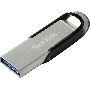 Флеш диск Sandisk 128Gb Cruzer Ultra Flair SDCZ73-128G-G46 USB3.0 серебристый/черный