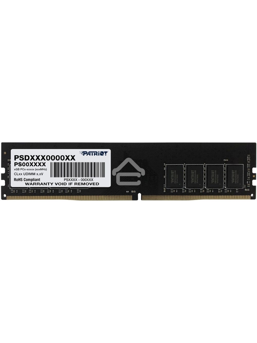 Оперативная память Patriot Signature, DDR4, 16GB (1x16 GB), 2666 MHz, CL19, DIMM