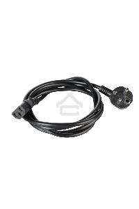 Шнур питания с заземлением IEC 60320 C13/EU-Schuko, 10А/250В (3x1,0), длина 5 м. (R-10-Cord-C13-S-5)