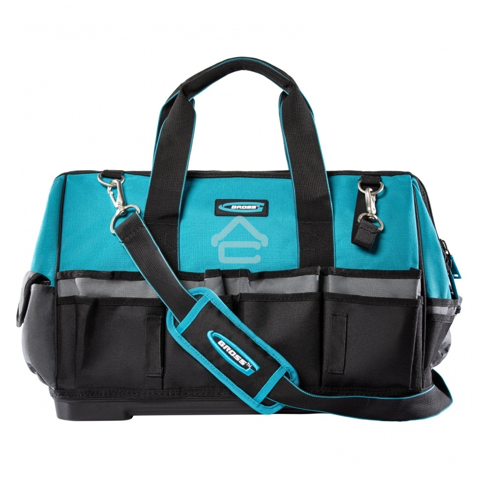 Сумка Gross 90273 для инструмента handwerker 42 кармана пластик. дно наплечный ремень 475 х 260 х