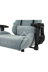 Кресло игровое Бюрократ VIKING KNIGHT LT28 FABRIC серо-голубой крестовина металл/пластик