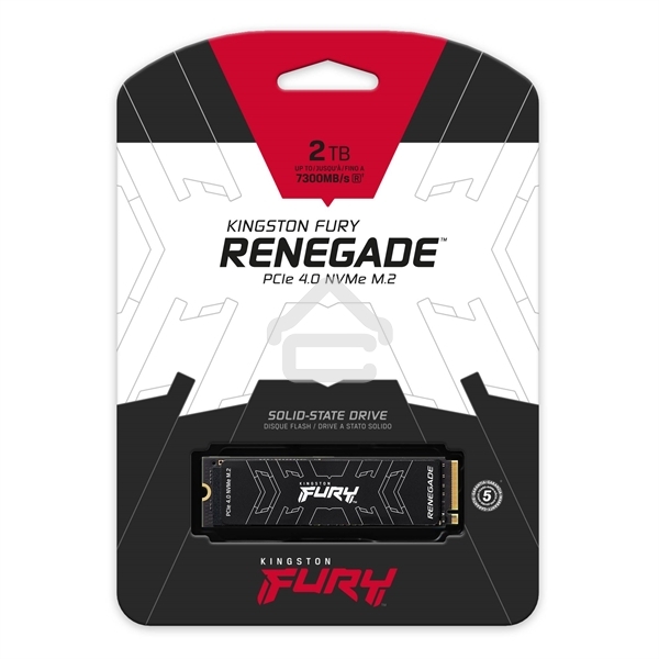 Накопитель SSD Kingston Fury Renegade, 2Tb, PCIe 4.0 x4, M.2 2280, NVMe, R/W 7300/7000