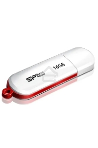 Флеш диск Silicon Power 16Gb LuxMini 320 SP016GBUF2320V1W USB2.0 белый