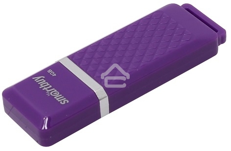 Флешка USB Smartbuy 4 Gb USB <USB 2.0> Smartbuy Quartz series фиолетовый (SB4 GbQZ-V)