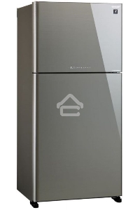 Холодильник Sharp SJ-XG60PGSL серебристый двухкамерный 422/178 л морозилка сверху, No Frost