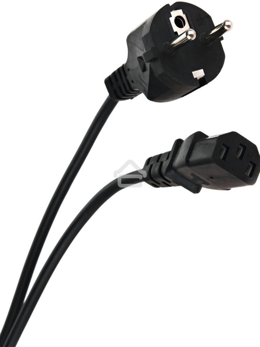Кабель компьютер - розетка 3m 220V (Европейский стандарт) VCOM/TELECOM
