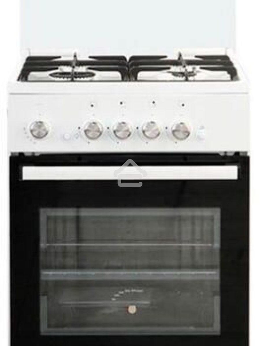 Плита газовая De Luxe 5040.42Г (КР) ЧР белый, конфорок 4 шт, духовка 46 л, 50 см x 85 см x 50 см