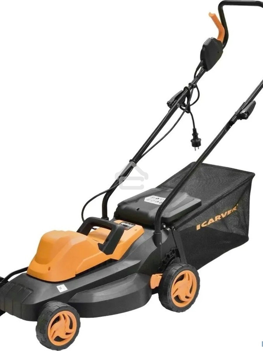 Газонокосилка CARVER LME-1437 эл. 1400Вт ширина 37см рег.высоты травосборник 35л