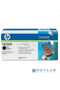 Картридж лазерный HP CE250X черный для CLJ CM3530/CP3525 10500стр.