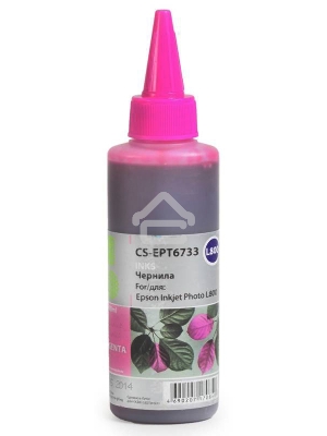 Чернила Cactus CS-EPT6733 пурпурный (100мл) Epson L800