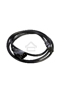 Шнур питания с заземлением IEC 60320 C13/IEC 60320 C14, 10А/250В (3x1,0), длина 3 м. (R-10-Cord-C13-C14-3)