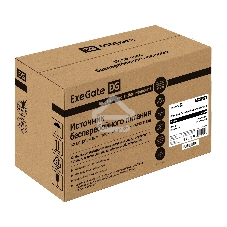 Источник бесперебойного питания (инвертор, синус, для котла) ExeGate SineTower SN-600.LCD.AVR.2SH 600VA/360W, чистая синусоида, LCD дисплей, AVR, 2*Schuko, линейно-интерактивный, черный