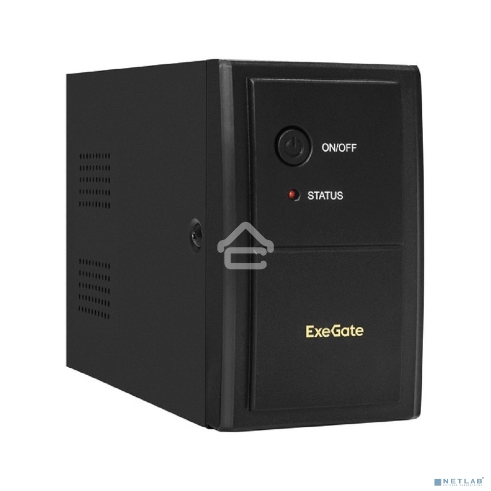Источник бесперебойного питания ExeGate EX292773RUS Power Back BNB-800.LED.AVR.4C13 <800VA/480W, LED, AVR, 4*C13, металлический корпус, Black>