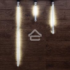 Сосулька светодиодная Neon-night 50 см, 230 В, e27, двухсторонняя, 48х2 диодов, цвет диодов белый