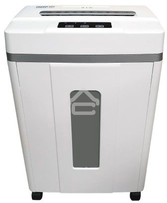 Шредер Office Kit S200TSCD 0,8x2 белый (секр.P-7) фрагменты 6лист. 25лтр. скобы пл.карты CD