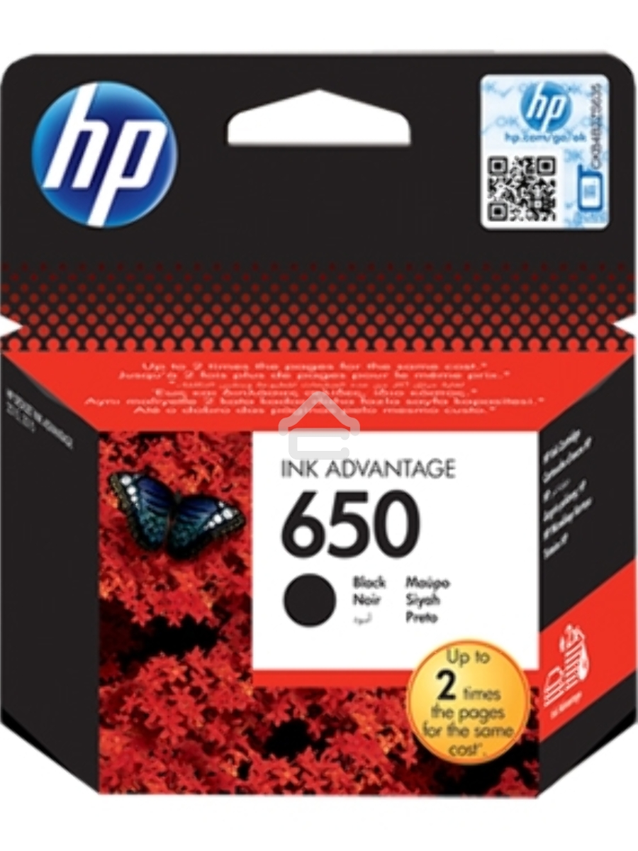 Картридж струйный HP 650 CZ101AE черный для HP DJ IA 2515