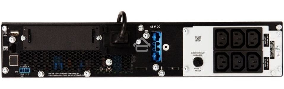 Источник бесперебойного питания APC Smart-UPS SRT, 1000VA/1000W, On-Line, Extended-run, Rack 2U (Tower convertible), черный