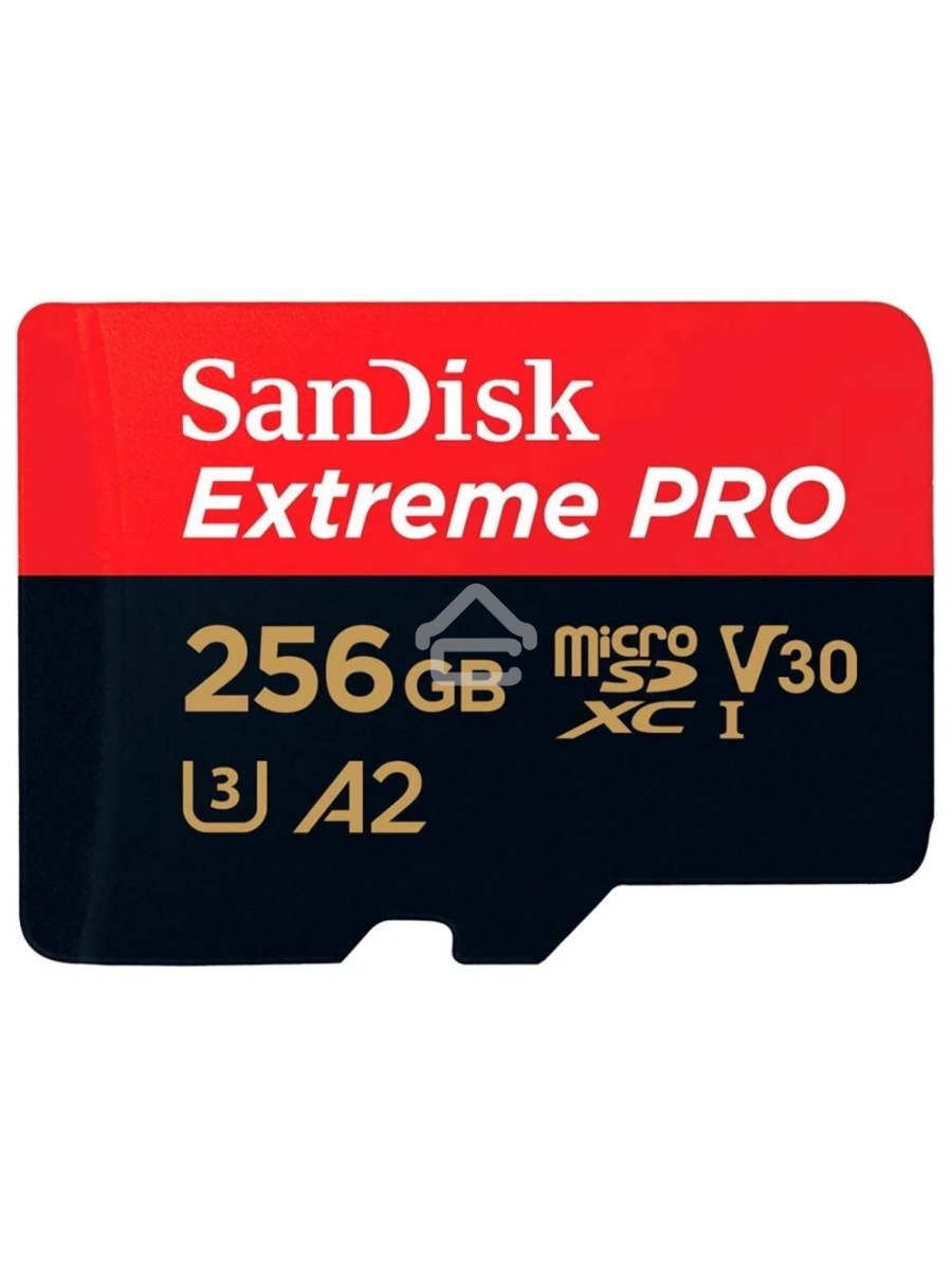 Карта памяти Sandisk Extreme Pro microSDXC 256GB + SD Adapter + Rescue Pro Deluxe 200MB/s