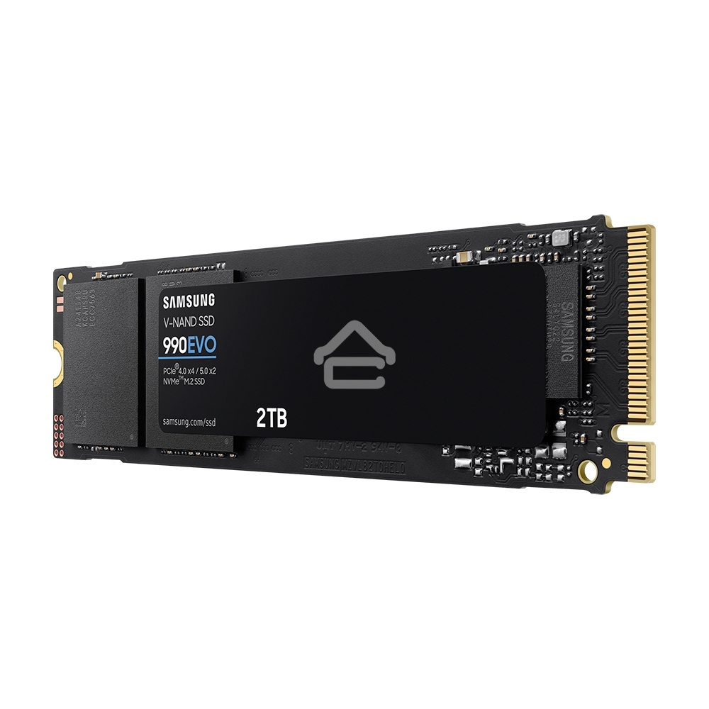 Накопитель SSD Samsung 990 EVO, 2000Gb, PCIe 4.0 x4, M.2 2280, NVMe, R/W 5000/4200