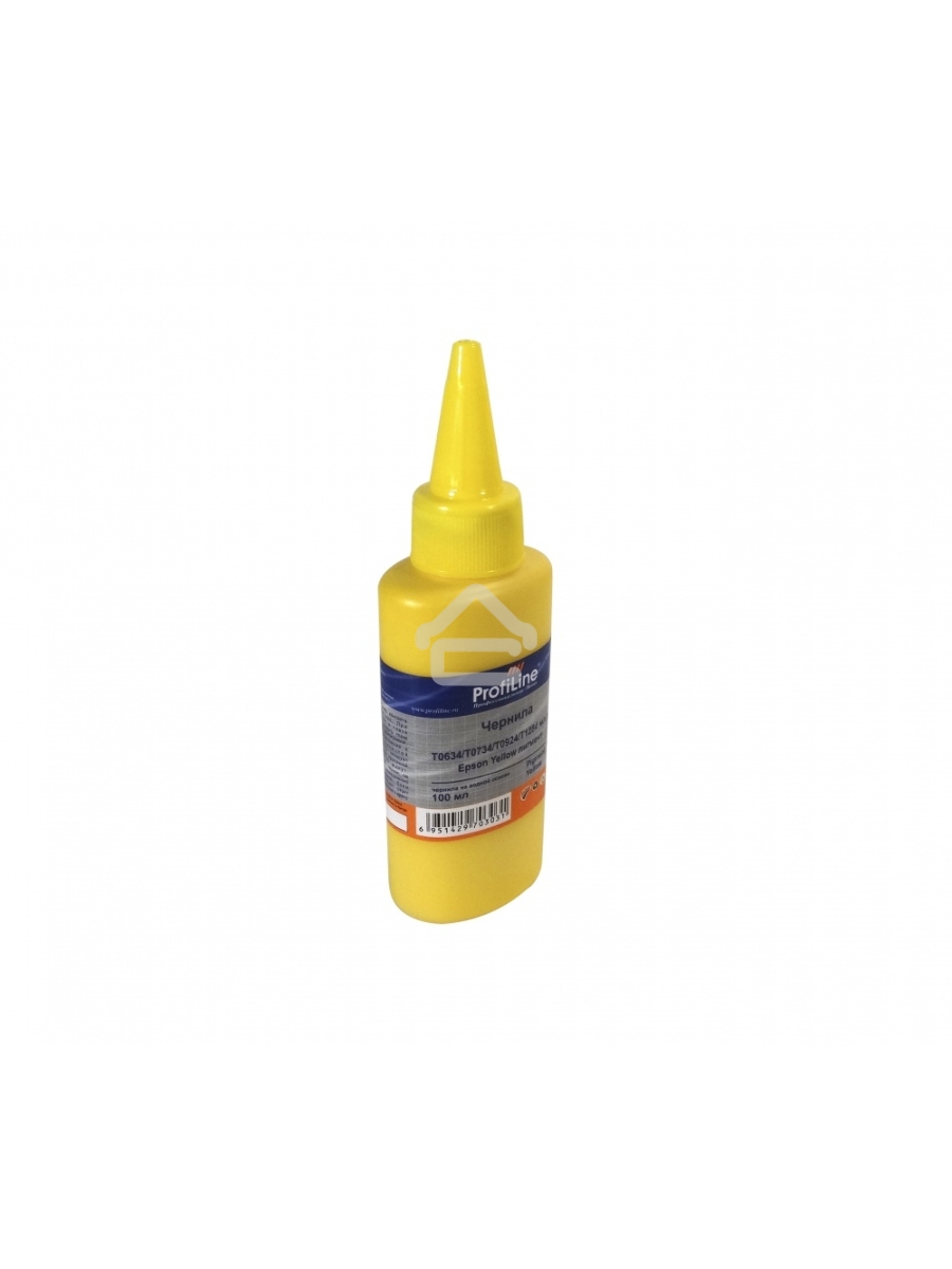 Чернила PL-T0634/T0734/T0924/T1284 для принтеров Epson Yellow C67/C79/C87/C91/ CX3700/4100/4300/4700/3900/3905/4900/ TX106/109/117/119/T26/T27 /S22/ 125/130/420W/425W/Office BX305F/BX305FW водн 100 мл ProfiLine