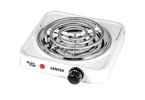Плита настольная электрическая Centek CT-1508 белый