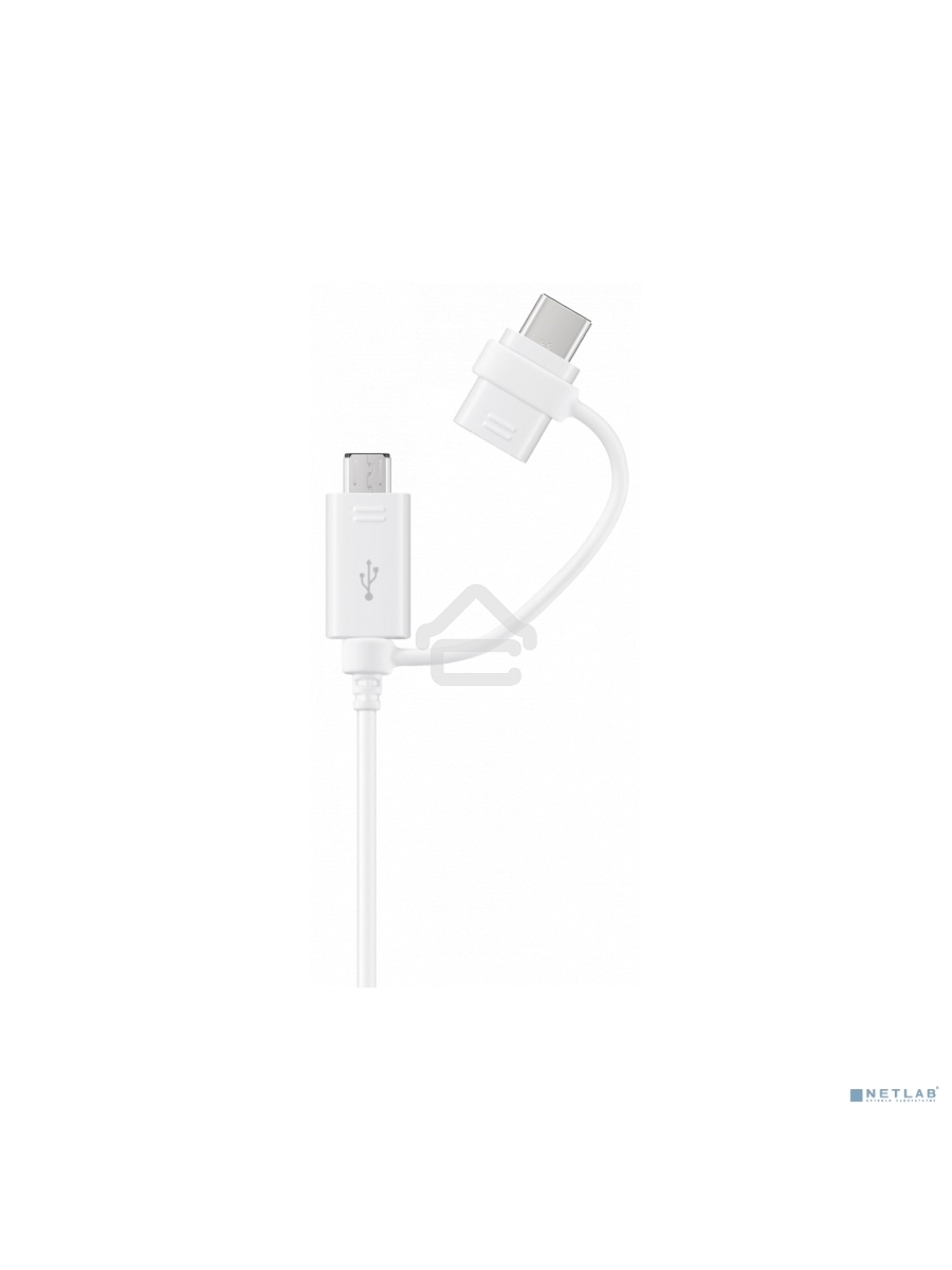Кабель Samsung EP-DG930DWEGRU USB-microUSB/ USB Type-C белый 1.5м