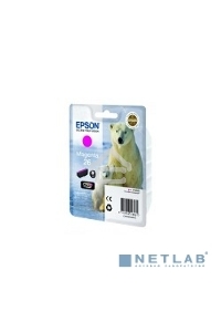 Картридж струйный Epson (C13T26134012/C13T26134010) пурпурный для Epson XP-70(300стр.)