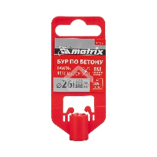 Бур по бетону Matrix, 26 x 600 мм, SDS PLUS c крестовой пластиной