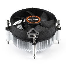 Кулер для процессора ExeGate EK-11508 серебристый/черный, 90 мм, алюминий, 2200 об/мин, 22 дБ, 3 pin, 75 Вт, 60 мм