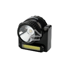 Фонарь налобный поворотный направленный + сфокусированный свет, встроенный аккумулятор, зарядка от сети через съемный кабель (в комплекте)