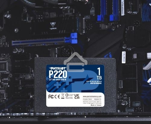 Накопитель SSD Patriot P220, 1Tb, SATA III, 2.5