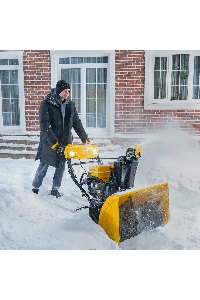 Бензиновая снегоуборочная машина SBL 711DT PRO, 420cc, гусеницы, эл.старт, блок. дифф.  Denzel