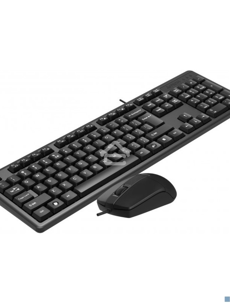 Клавиатура + мышь A4Tech KK-3330S клав:черный мышь:черный USB