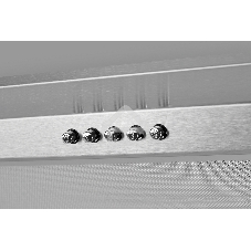 Вытяжка встраиваемая Kuppersberg Inlinea 60 X нержавеющая сталь, 52.5 см, 1300 куб. м/ч, 41 дБ