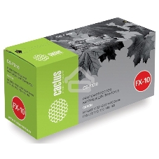 Картридж лазерный Cactus CS-FX10S черный (2000 стр.) для Canon MF4000/4100/4200/4600/FAX-L95/100/120