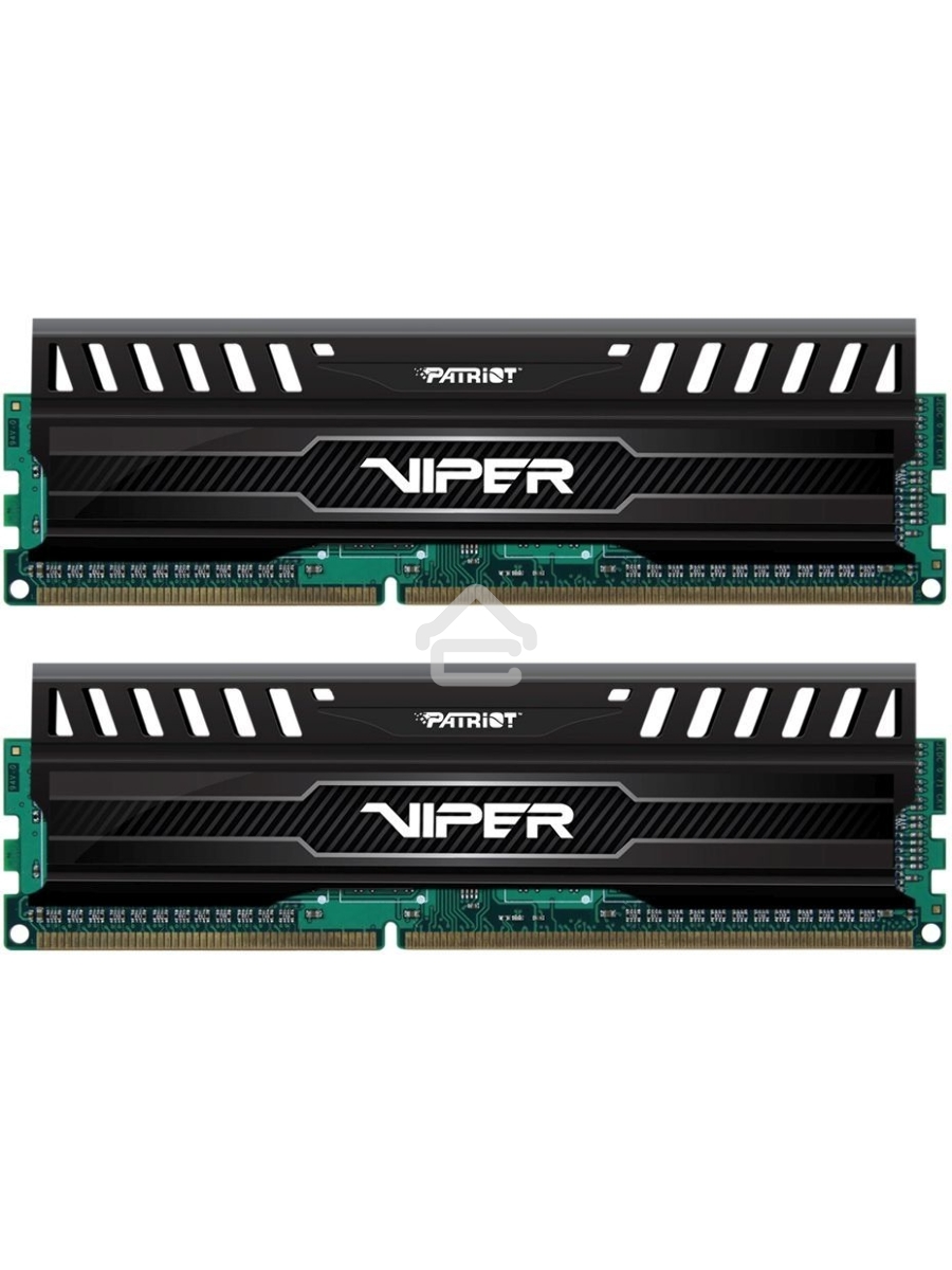 Оперативная память Patriot Viper 3, DDR3, 16GB (2x8 GB), 1866 MHz, CL10, DIMM, радиатор, черный