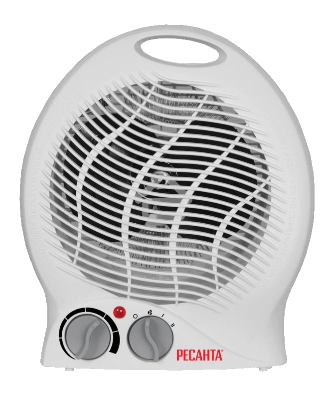 Тепловентилятор Ресанта ТВС-2 [67/2/2] спиральный, /1000/2000 Вт, защита от перегрева