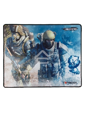Коврик для мыши Гарнизон GMP-200, игровой, дизайн- игра Survarium, ткань/резина, размеры 437 x 350 x 3 мм