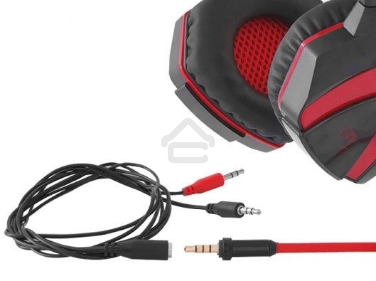 Гарнитура A4Tech Bloody G500 черный/красный (1.5 м) микрофон