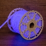 Гибкий неон LED SMD, форма – D, 16х16 мм, синий, 120 LED/м, бухта 50 м