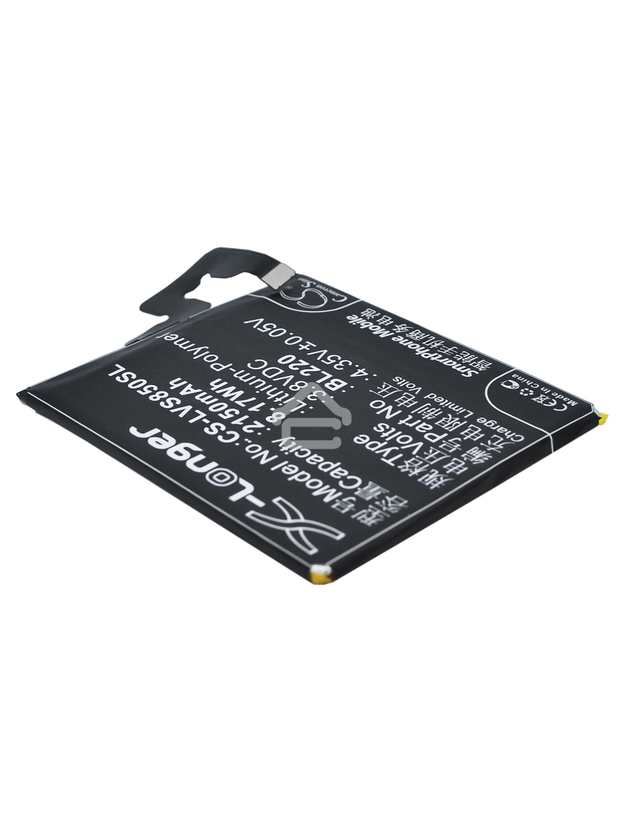 Аккумулятор CameronSinoCS-LVS850SL BL220 для Lenovo S850 3.8V / 2150mAh / 8.17Wh