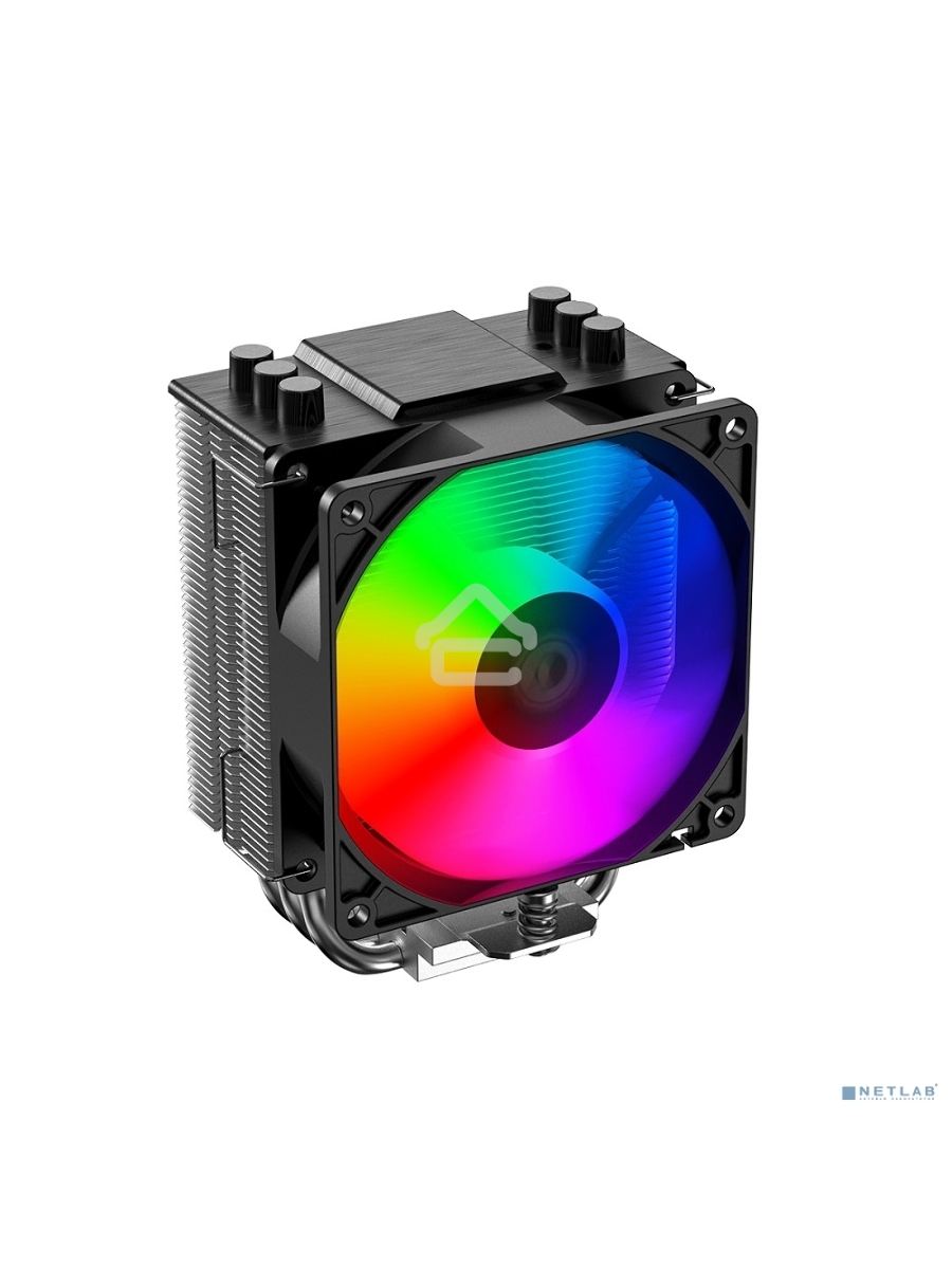 Кулер для процессора ID-COOLING SE-903-XT FRGB черный 92мм алюминий+медь 2200rpm 26db 4-pin 130W 123мм
