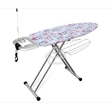 Доска гладильная DOGRULAR сильвия (Размер стола 44*120 см. Паропропускающий глад. стол. Подставка для утюга. Не сгораемая ткань. Подрукавник. Сертифицированные кабель и вилка.) Доска гладильная DOGRULAR сильвия (Размер стола 44*120 см. Паропропускающий глад. стол. Подставка для утюга. Не сгораемая ткань. Подрукавник. Сертифицированные кабель и вилка.)