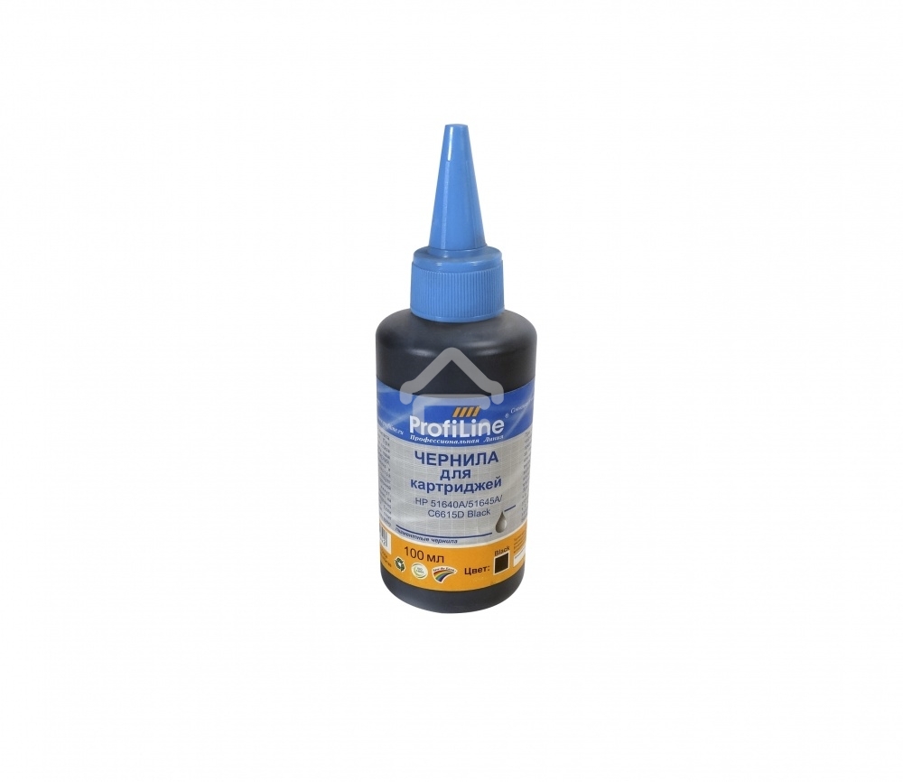 Чернила ProfiLine 51640A/51645A/C6615D для принтеров HP черный пигментные 100 мл