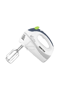 Миксер Centek CT-1104 белый/серый, 280Вт, 5 скоростей+турбо, взбивание/замешивание
