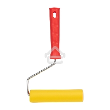 Валик для прикатки обоев резиновый, ширина ролика 150 мм, ручка 6 мм Rexant