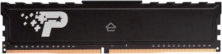 Оперативная память Patriot Signature Premium, DDR4, 16GB (1x16 GB), 2666 MHz, CL19, DIMM, радиатор, черный